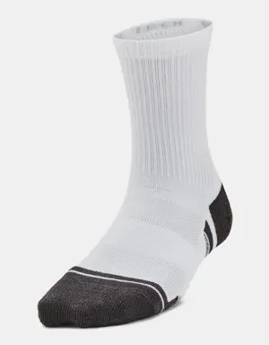 Kids' UA Performance Tech 3-Pack Crew Socks