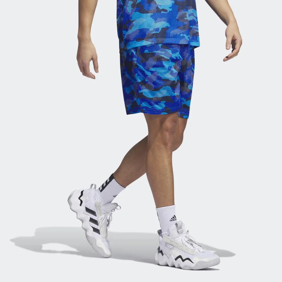 Adidas Legends Allover Print Shorts. 3