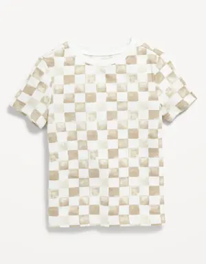 Unisex Printed Short-Sleeve T-Shirt for Toddler beige