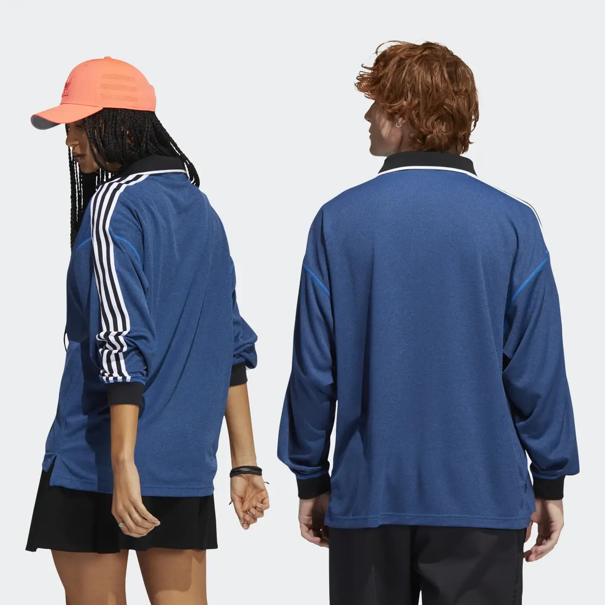 Adidas Long Sleeve Polo Jersey (Gender Neutral). 2