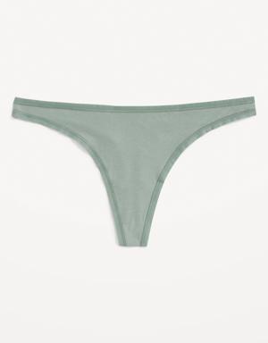 Old Navy Matching Low-Rise Classic Thong Underwear for Women blue