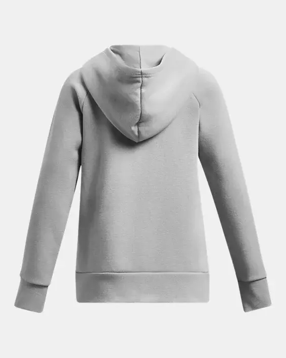 Under Armour Girls' UA Rival Fleece Full-Zip Hoodie. 2