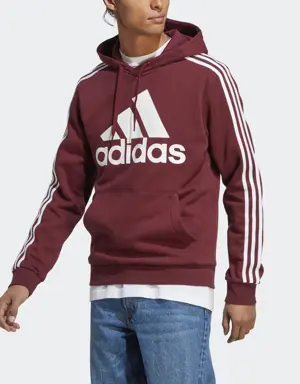 Adidas Camisola com Capuz Fleece 3-Stripes Essentials