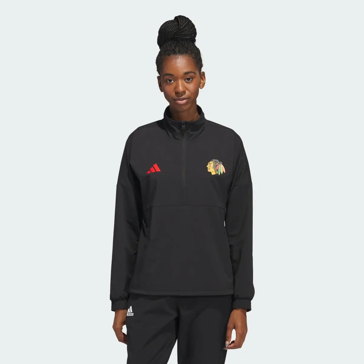 Adidas Blackhawks Fleece Top. 2