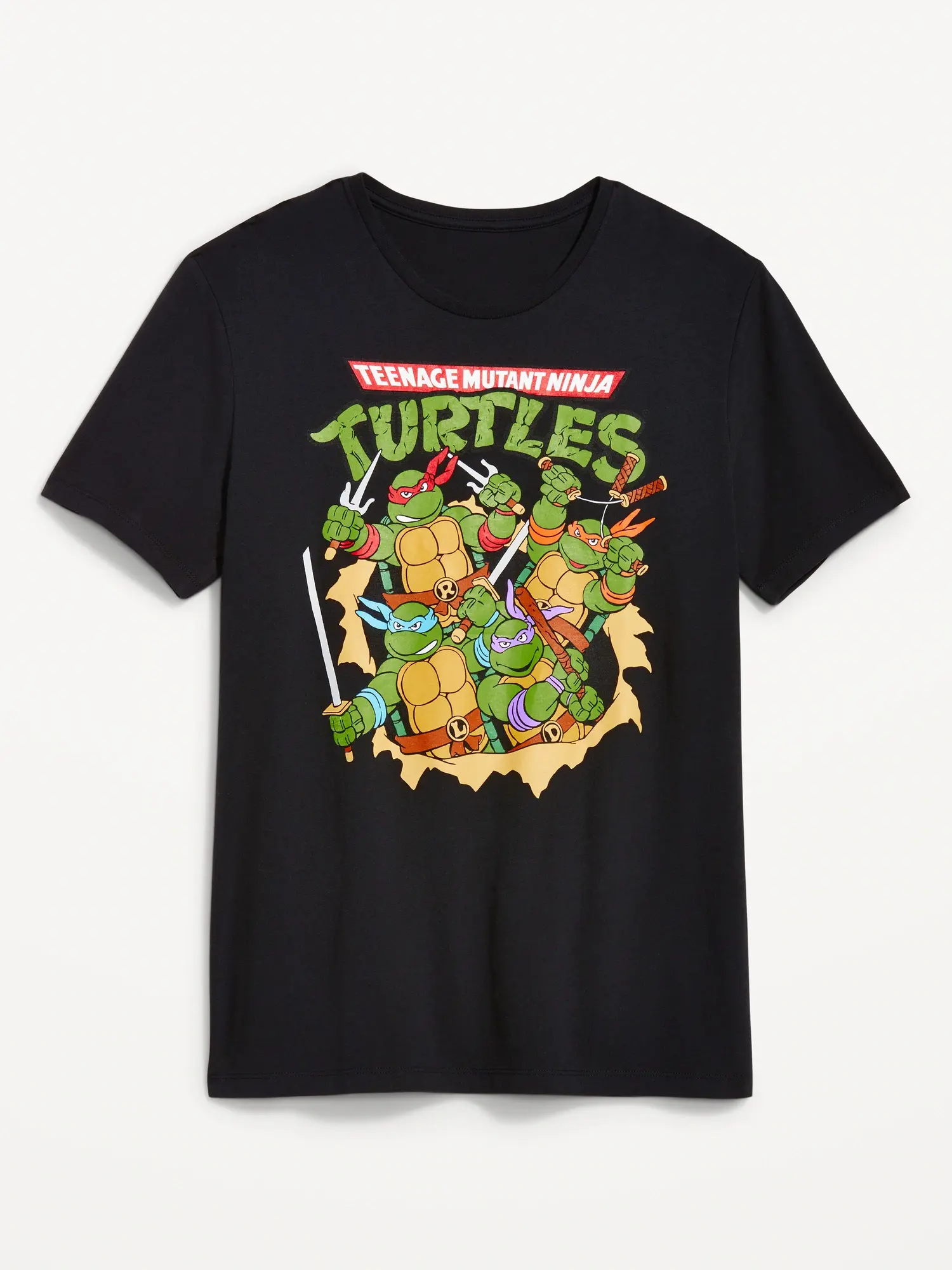 Old Navy Teenage Mutant Ninja Turtles™ Gender-Neutral T-Shirt for Adults black. 1