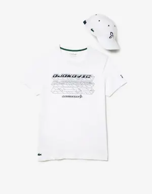 T-shirt da uomo regular fit Lacoste Tennis x Novak Djokovic
