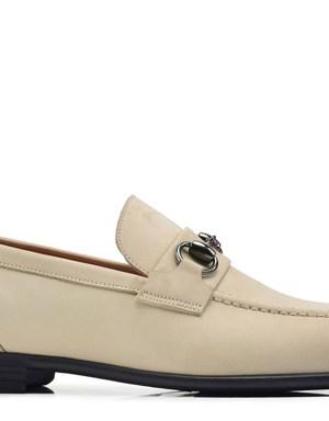 Krem Günlük Loafer Erkek Ayakkabı -12688-