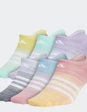 Superlite Multi Space-Dye No-Show Socks 6 Pairs