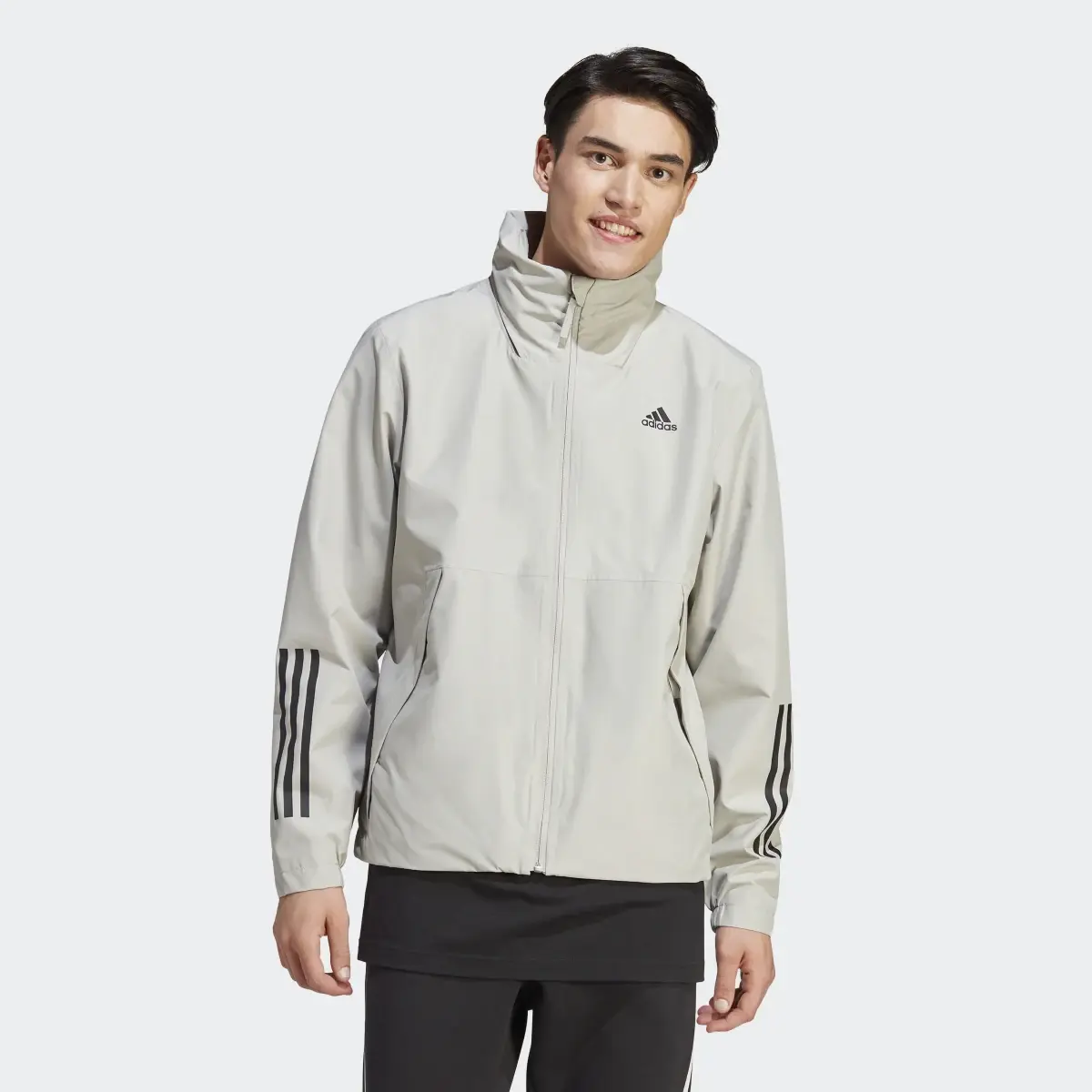 Adidas BSC 3-Stripes RAIN.RDY Jacket. 2