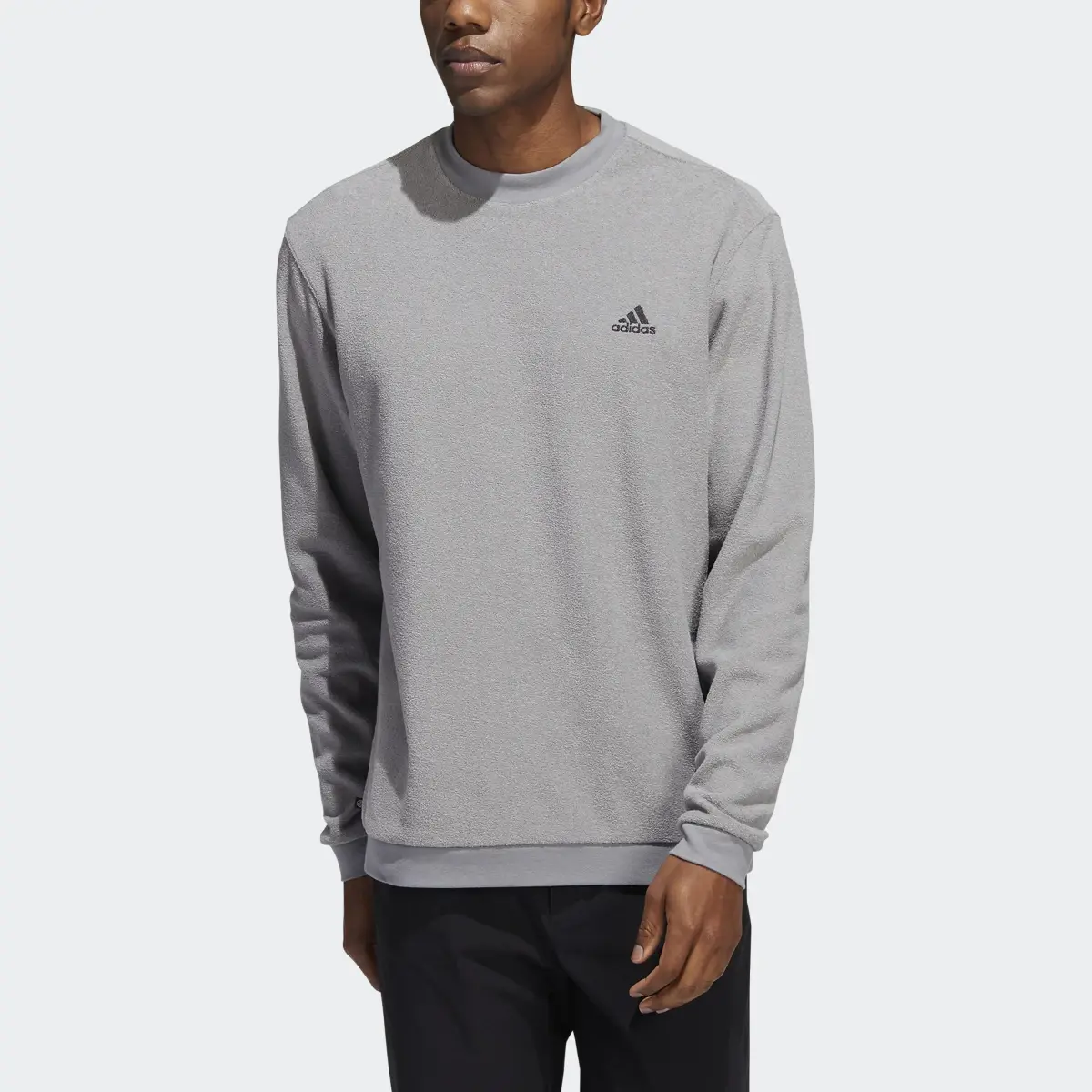 Adidas Core Crew Golf Sweatshirt. 1