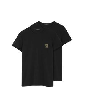 Bi-Pack Medusa Logo Stretch-Cotton T-Shirt