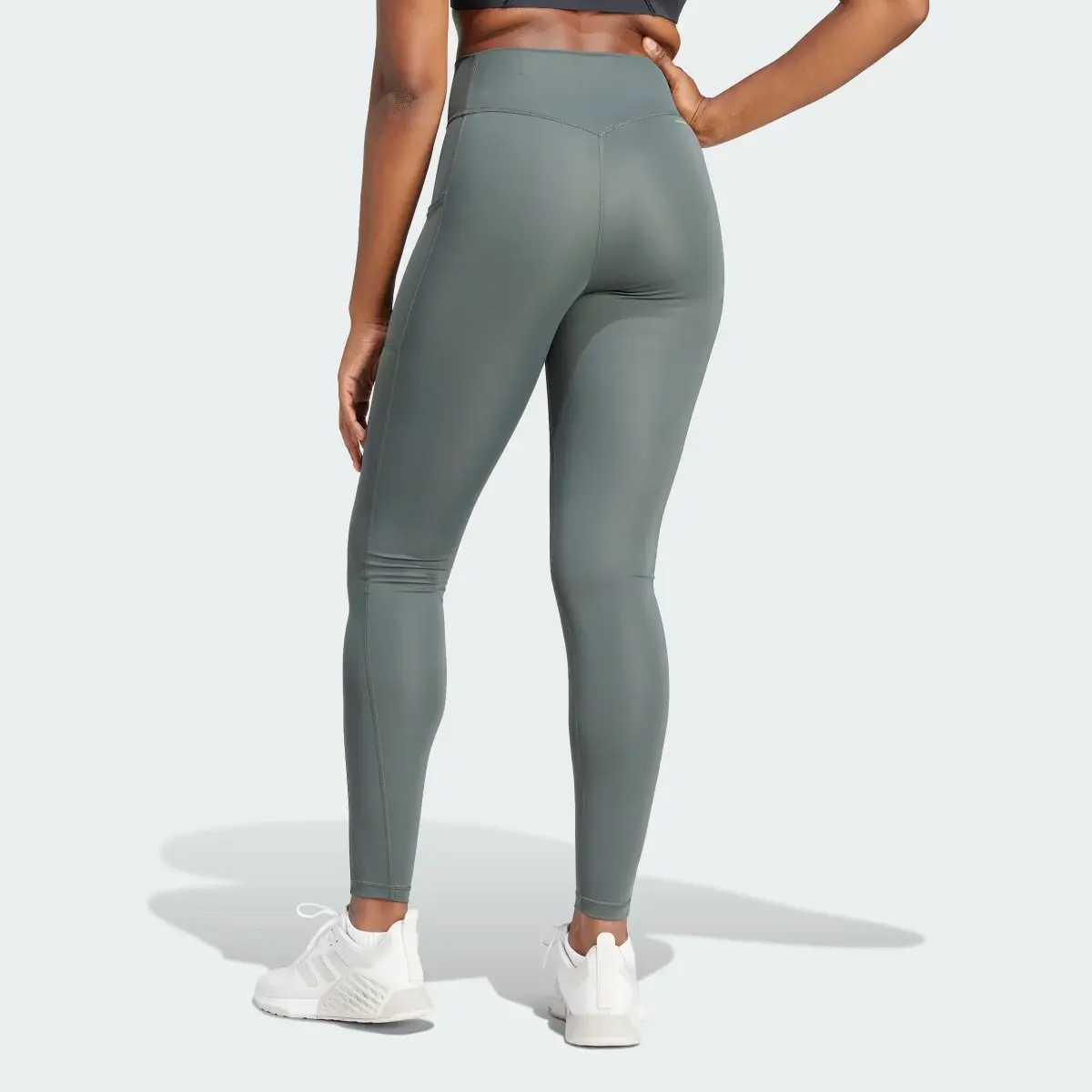 Adidas Optime Full-Length Leggings. 2