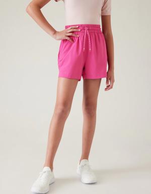 Athleta Girl Play More 3&#34 Short pink