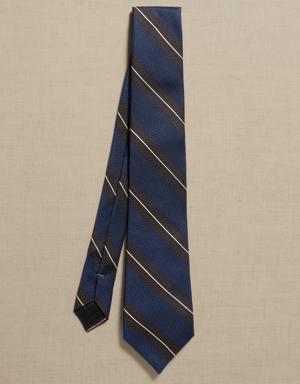 Grenadine Stripe Italian Silk Tie multi