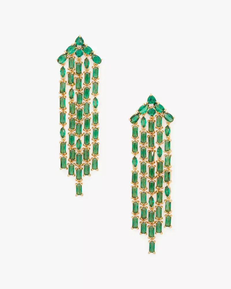 Kate Spade Showtime Fringe Statement Earrings. 1