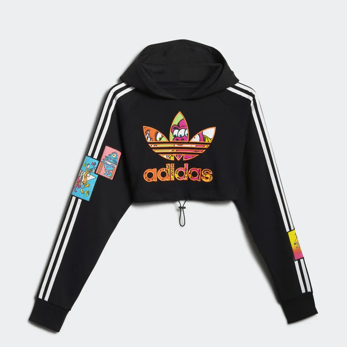 Adidas Jeremy Scott Crop Hoodie. 1