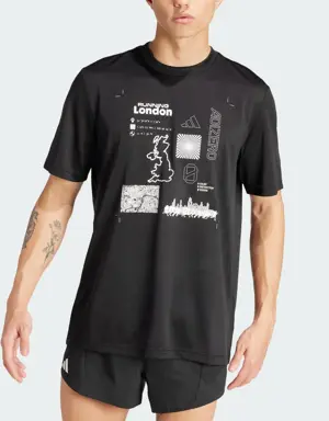 Adidas T-shirt graphique Running Adizero City Series