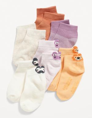 Old Navy Unisex Ankle Socks 6-Pack for Toddler & Baby gray