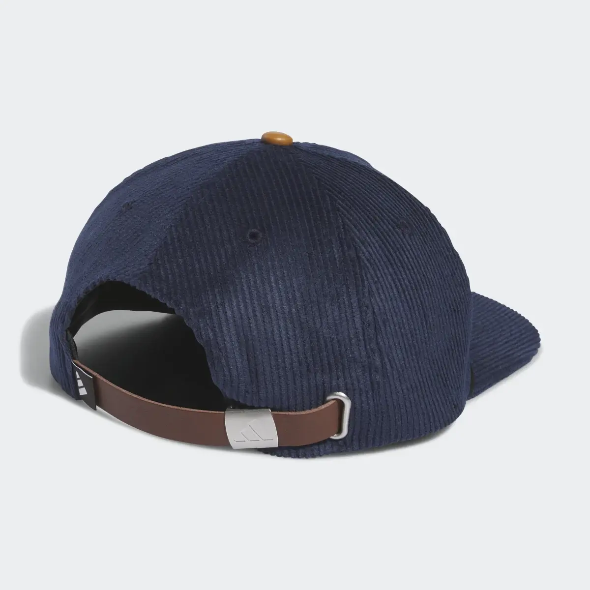 Adidas Corduroy Leather Five-Panel Rope Golf Hat. 3