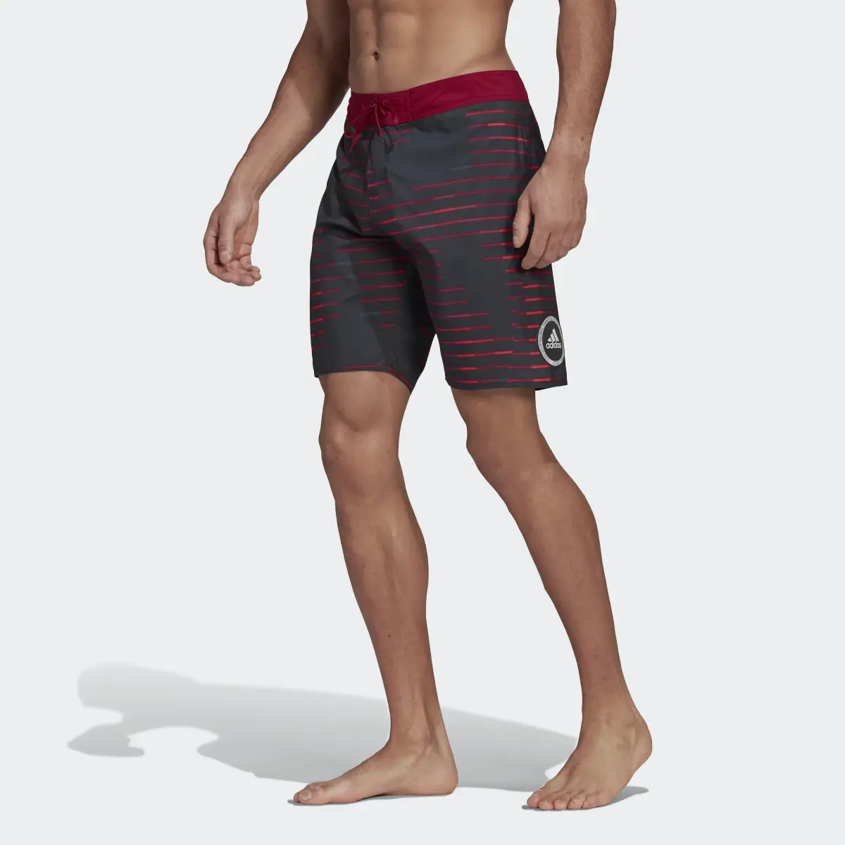 Adidas Classic Length Melbourne Graphic Board Shorts. 1