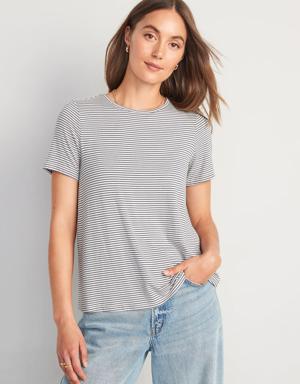 Old Navy Luxe Crew-Neck T-Shirt blue