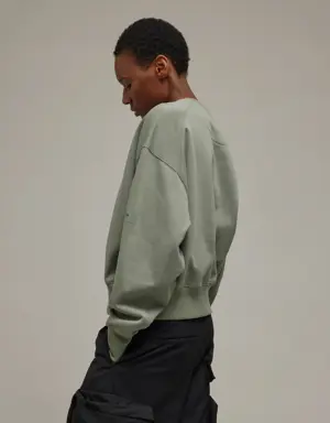 Adidas Y-3 Organic Cotton Terry Boxy Crew Sweater. 2 Adidas Y-3 Organic Cotton Terry Boxy Crew Sweater. 2