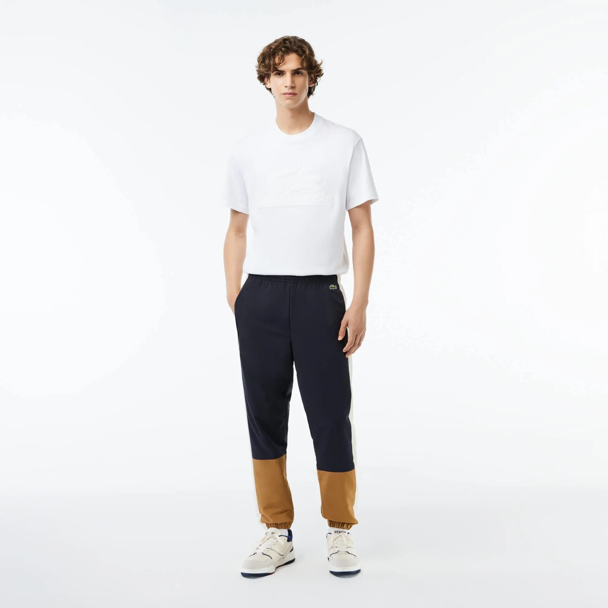 Lacoste Pantaloni della tuta color block antipioggia Sportsuit. 1