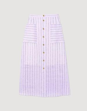 A-line striped skirt Login to add to Wish list