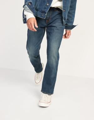 Old Navy Straight Built-In Flex Jeans for Men blue