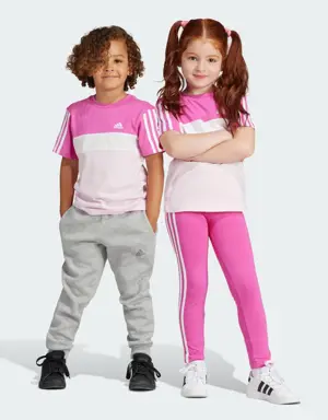 T-shirt Tiberio 3-Stripes Colorblock Cotton Kids