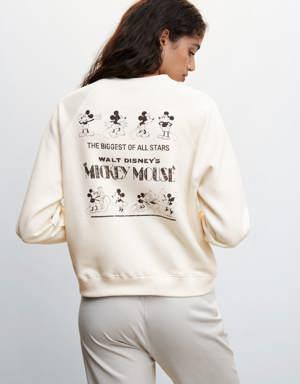 Sweatshirt mit Mickey-Print