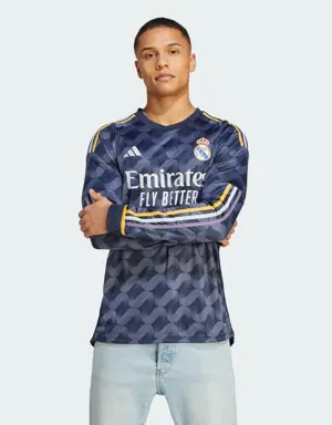 Real Madrid 23/24 Long Sleeve Away Jersey