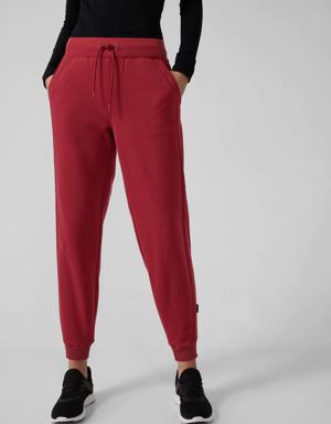 Athleta Altitude Jogger in Polartec&#174 Power Stretch&#174 red