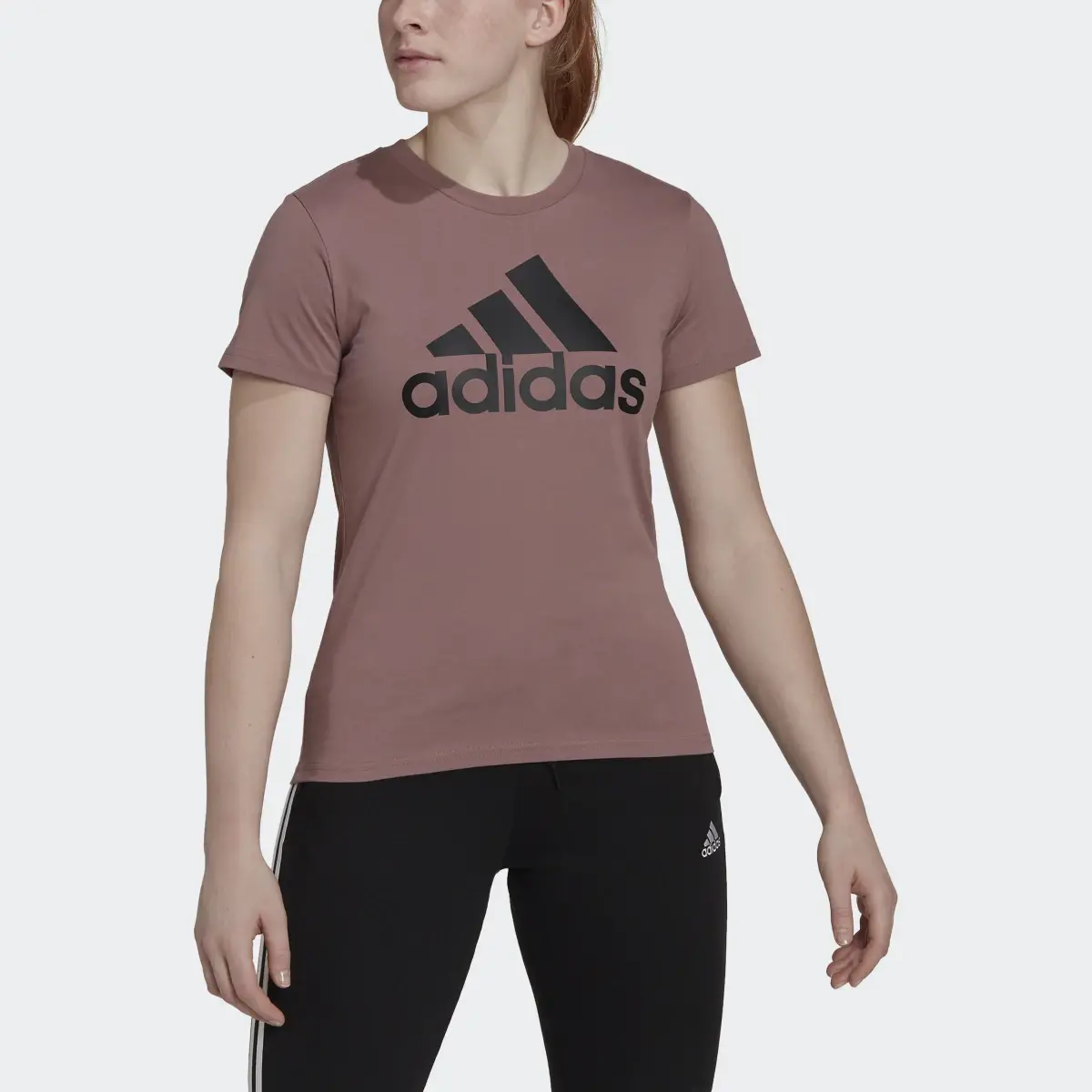 Adidas LOUNGEWEAR Essentials Logo Tee. 1