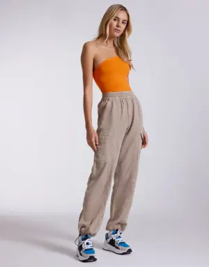 Forever 21 Baggy Cargo Pants Taupe