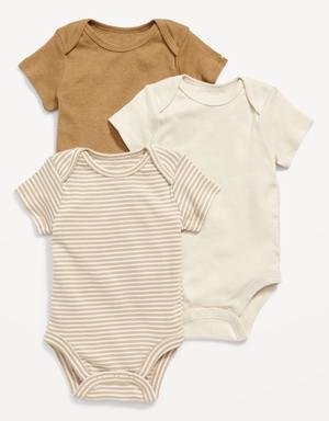 Old Navy Unisex Bodysuit 3-Pack for Baby red