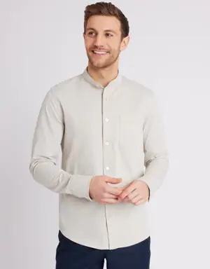 City Tech Collarless Shirt Standard Fit