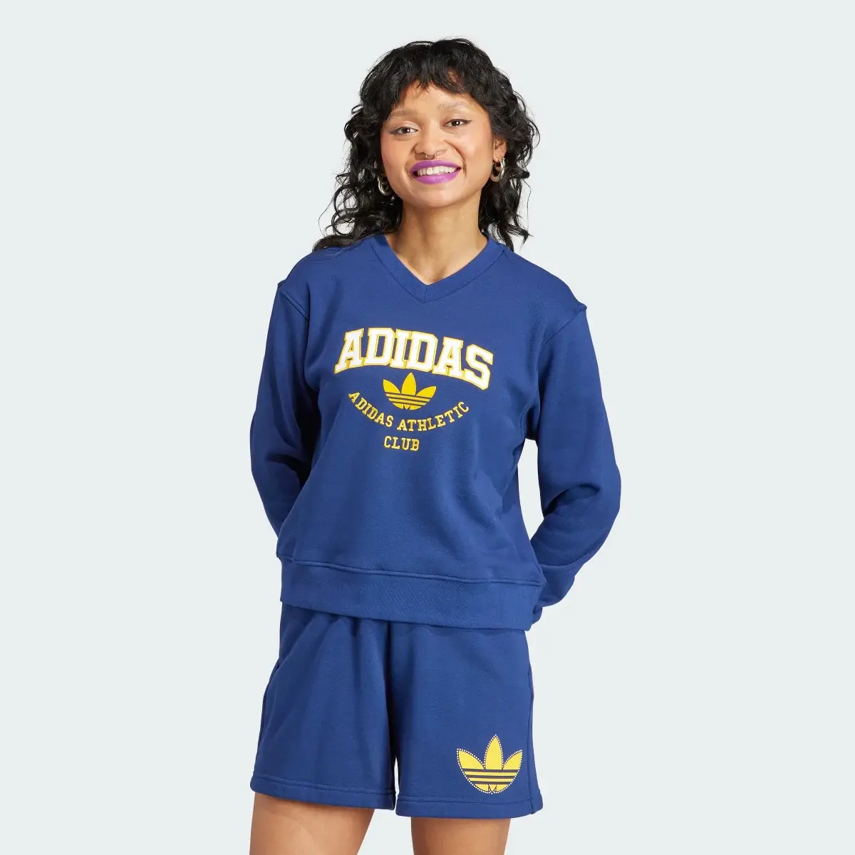 Adidas College Graphic Sweatshirt. 2