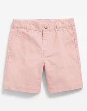 Straight Twill Shorts for Boys (Above Knee) pink