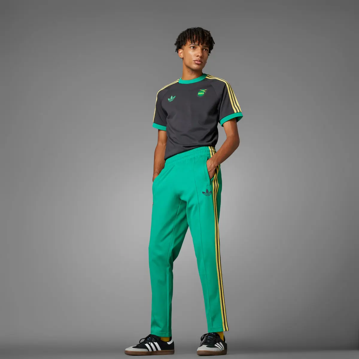 Adidas Pantaloni da allenamento Beckenbauer Jamaica. 3