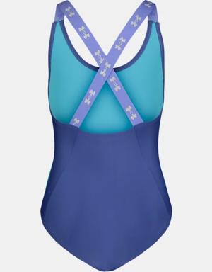 Girls' UA One-Piece Racerback Swimsuit