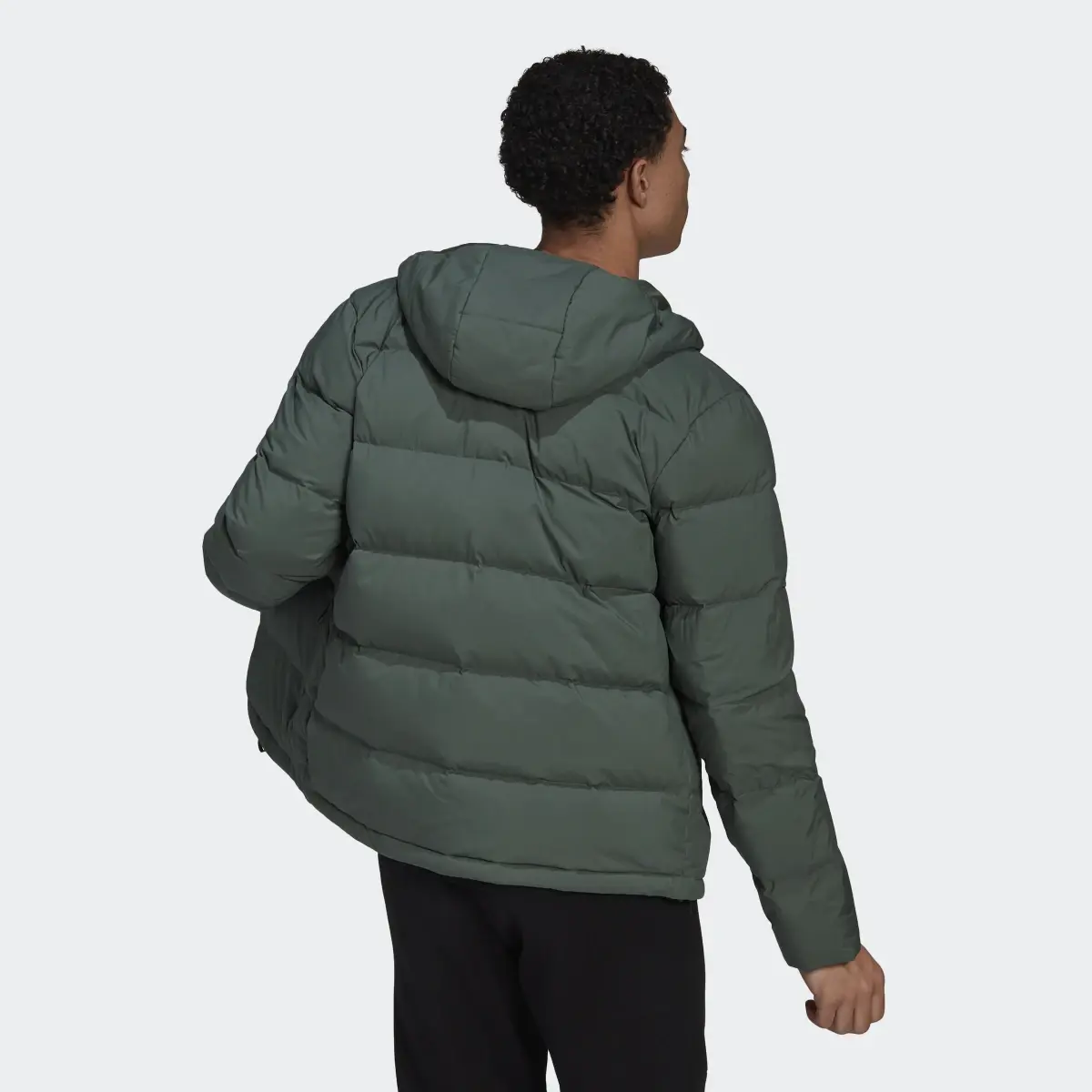 Adidas Helionic Hooded Down Jacket. 3