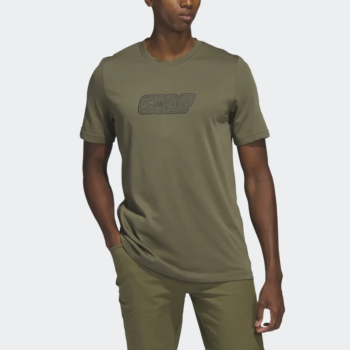 Adidas T-shirt da golf. 1