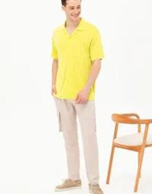 Erkek Citron Polo Yaka Comfort T-shirt