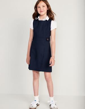 Old Navy Sleeveless School Uniform Dress for Girls blue