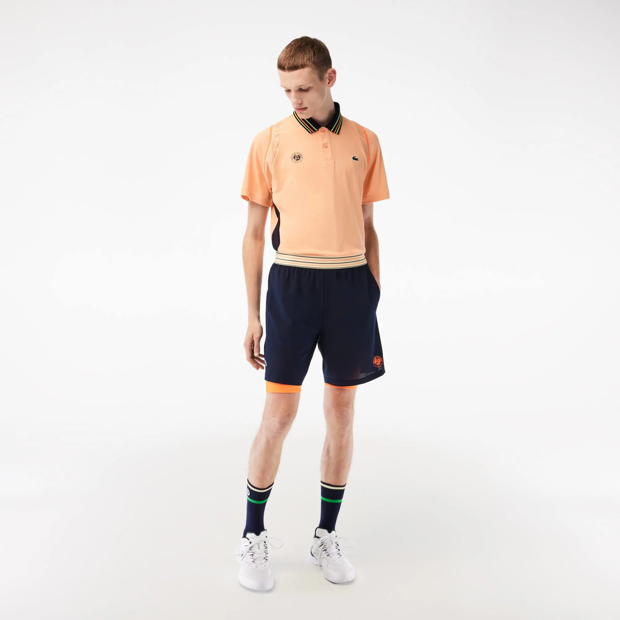 Lacoste Men’s Lacoste Sport Roland Garros Edition Lined Shorts. 1