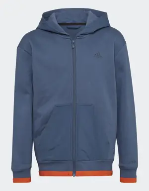 Adidas All SZN Fleece Full-Zip Kapuzenjacke