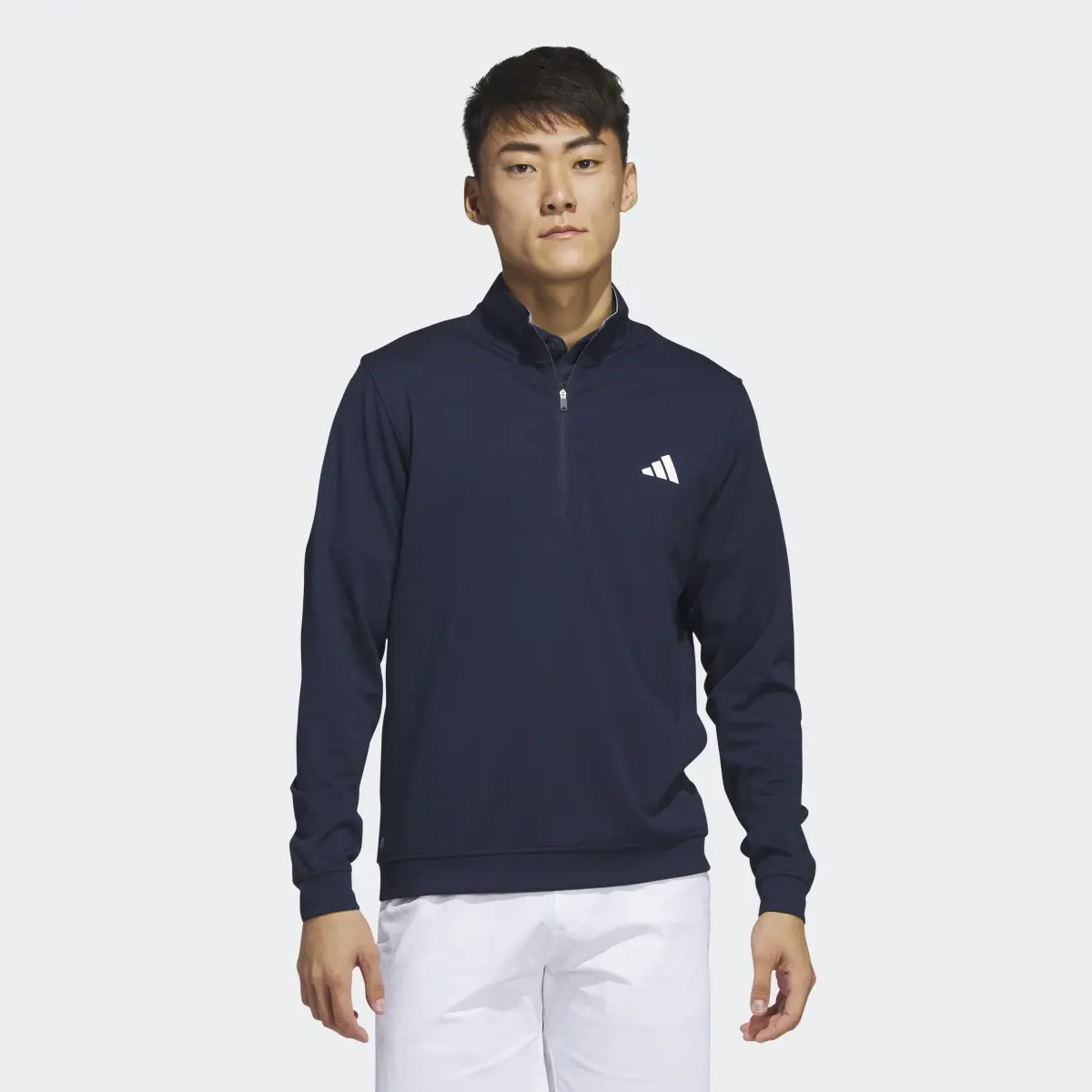 Adidas Elevated 1/4-Zip Sweatshirt. 2