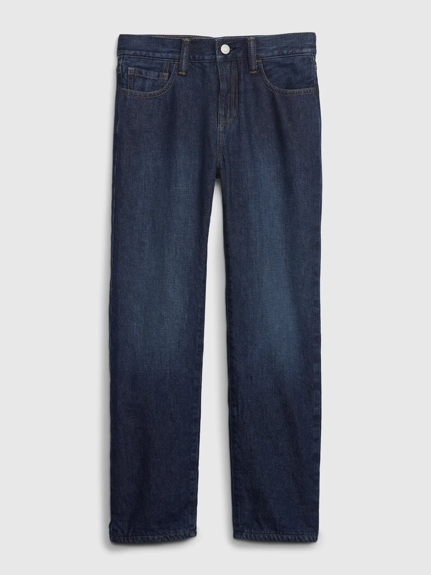 Gap Kids Fleece-Lined Original Fit Jeans with Washwell blue. 1