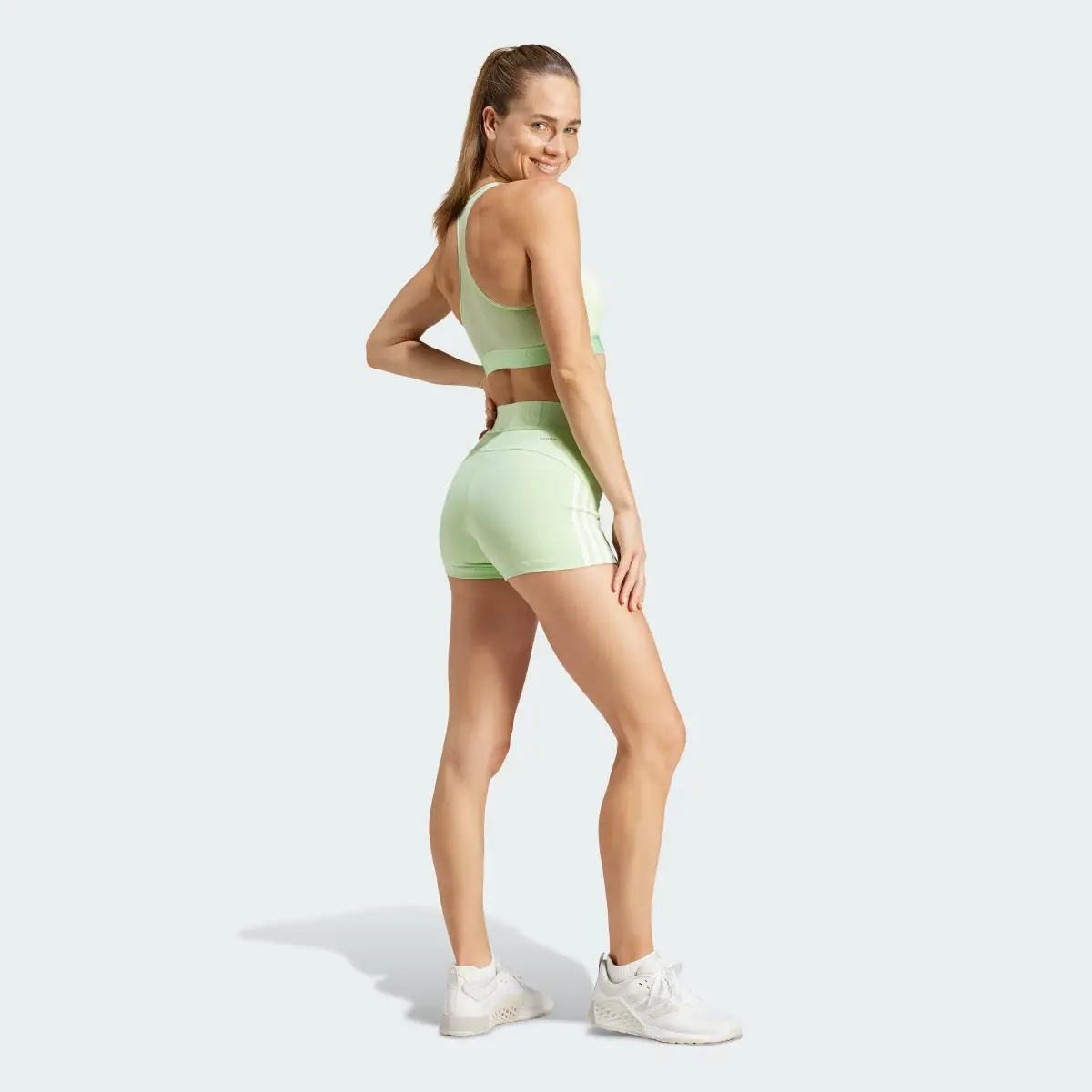 Adidas Hyperglam 3-Inch Leggings. 3 Adidas Hyperglam 3-Inch Leggings. 3